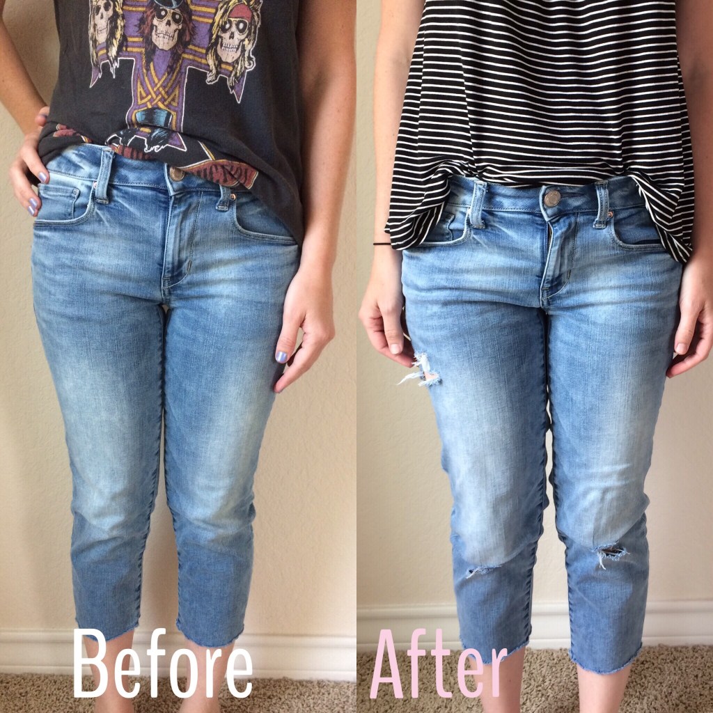 How To : Distress Your Denim
